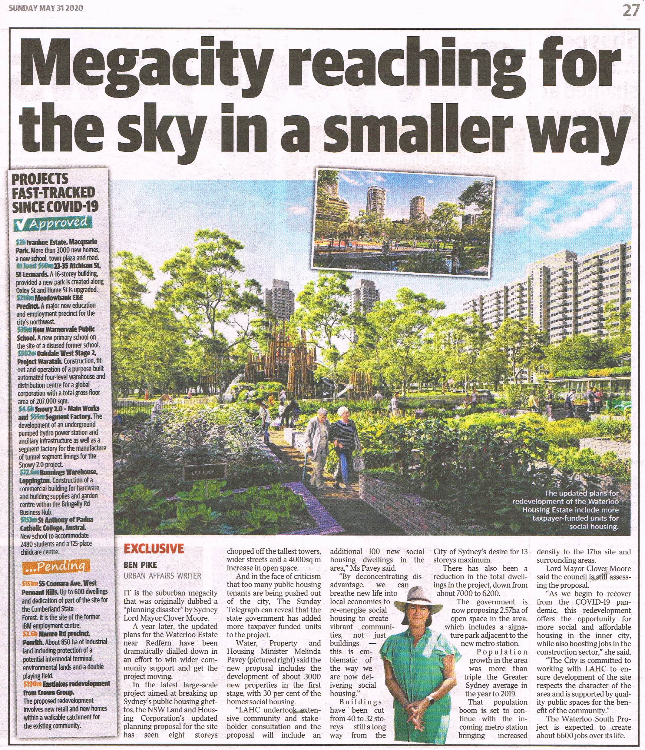 Sunday Telegraph p27 31 May 2020