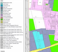 Land Use Zones Proposed for Waterloo South