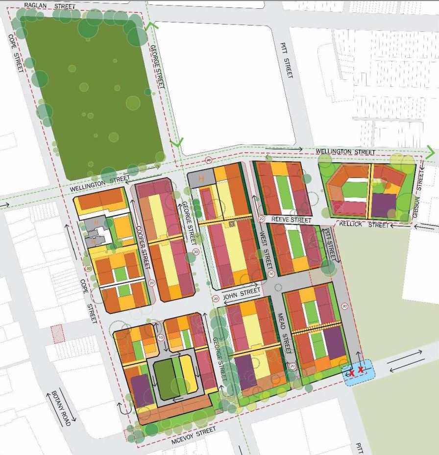 Urban Strategy Maps without heights for Waterloo South