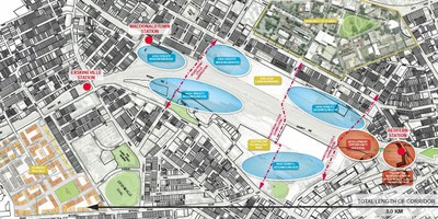 Eveleigh Map of Central to Eveleigh Proposal