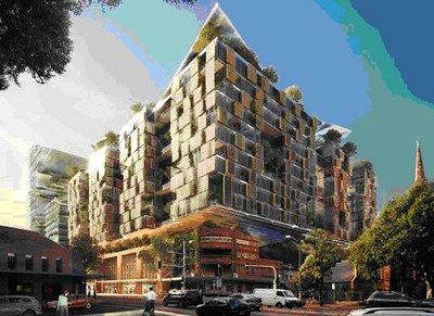 Fraser's Broadway Concept Plan from Wattle and Broadway