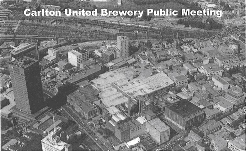Carlton United Brewery Public Meeting - 14th August 2006