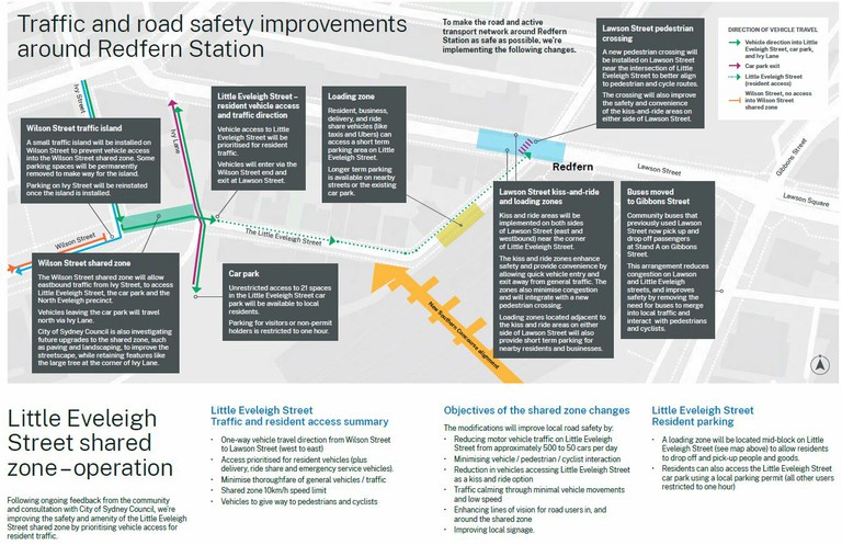 TfNSW proposal to reverse Little Eveleigh Street - until Sept 10th 2023