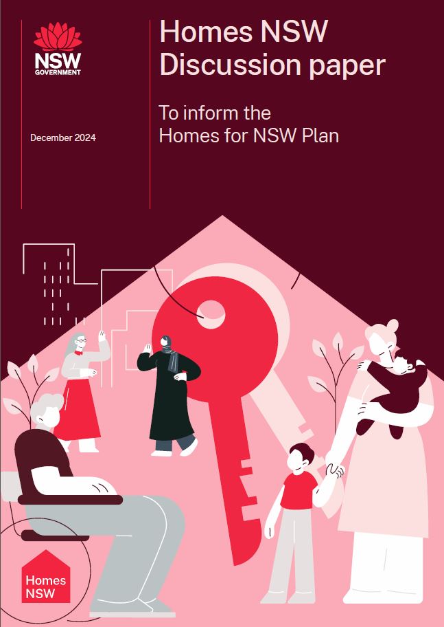 Homes for NSW discussion paper – Have your extended until 17 January 2024